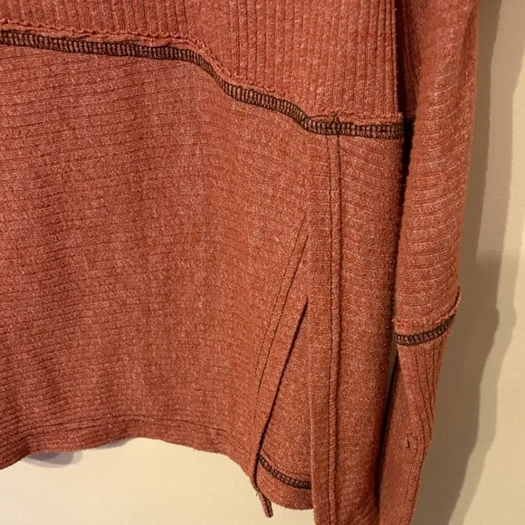 We The Free Terracotta Cowl Neck Sweater - Picture 2 of 6